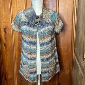 🎉HP🎉Dress Barn Short Sleeve Sweater Cardigan